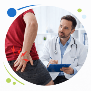 Consulta de ozonoterapia por hemorroides: diagnóstico y tratamiento.