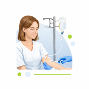 Aplicación intravenosa de Superóxido Dismutasa (SOD).