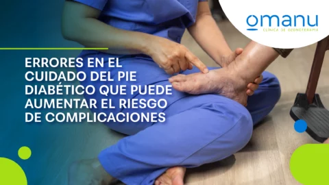 Errores en el cuidado del pie diabético que puede aumentar el riesgo de complicaciones